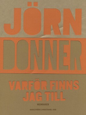 cover image of Varför finns jag till